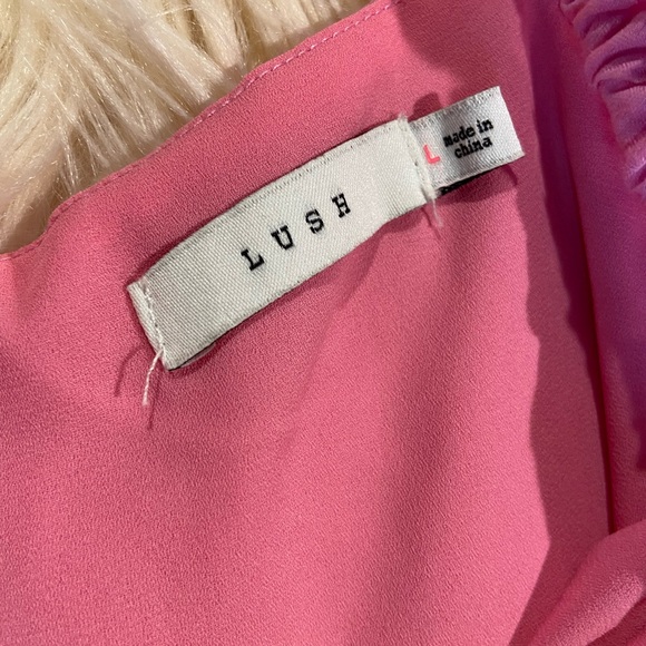 Lush Pink Baby Doll Dress - Picture 7 of 8